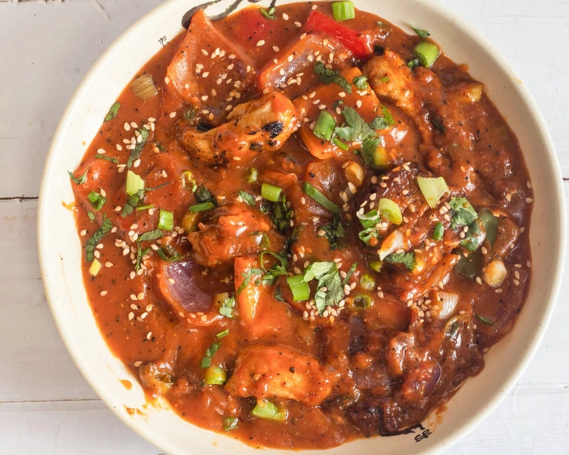 Chili Chicken at Chunkey Indo Chinese in Burnaby, BC